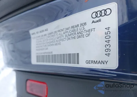2015 Audi A3 2.0T Premium z USA, uszkodzony, nr VIN WAUBFGFF4F1104793
